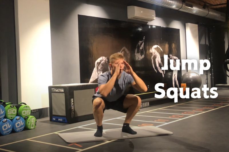 Bài tập nhảy squat (Jump Squats)