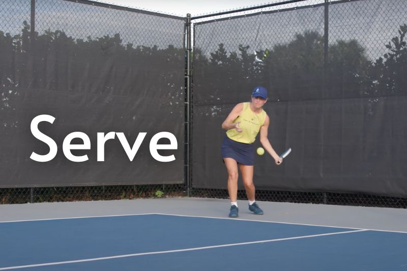 Kỹ thuật giao bóng Serve trong Pickleball